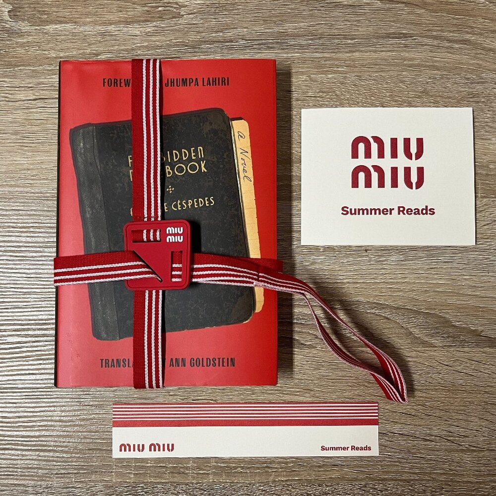 MIU MIU Summer Reads 2024 Forbidden Notebook: A Novel by Alba de Céspedes miumiu